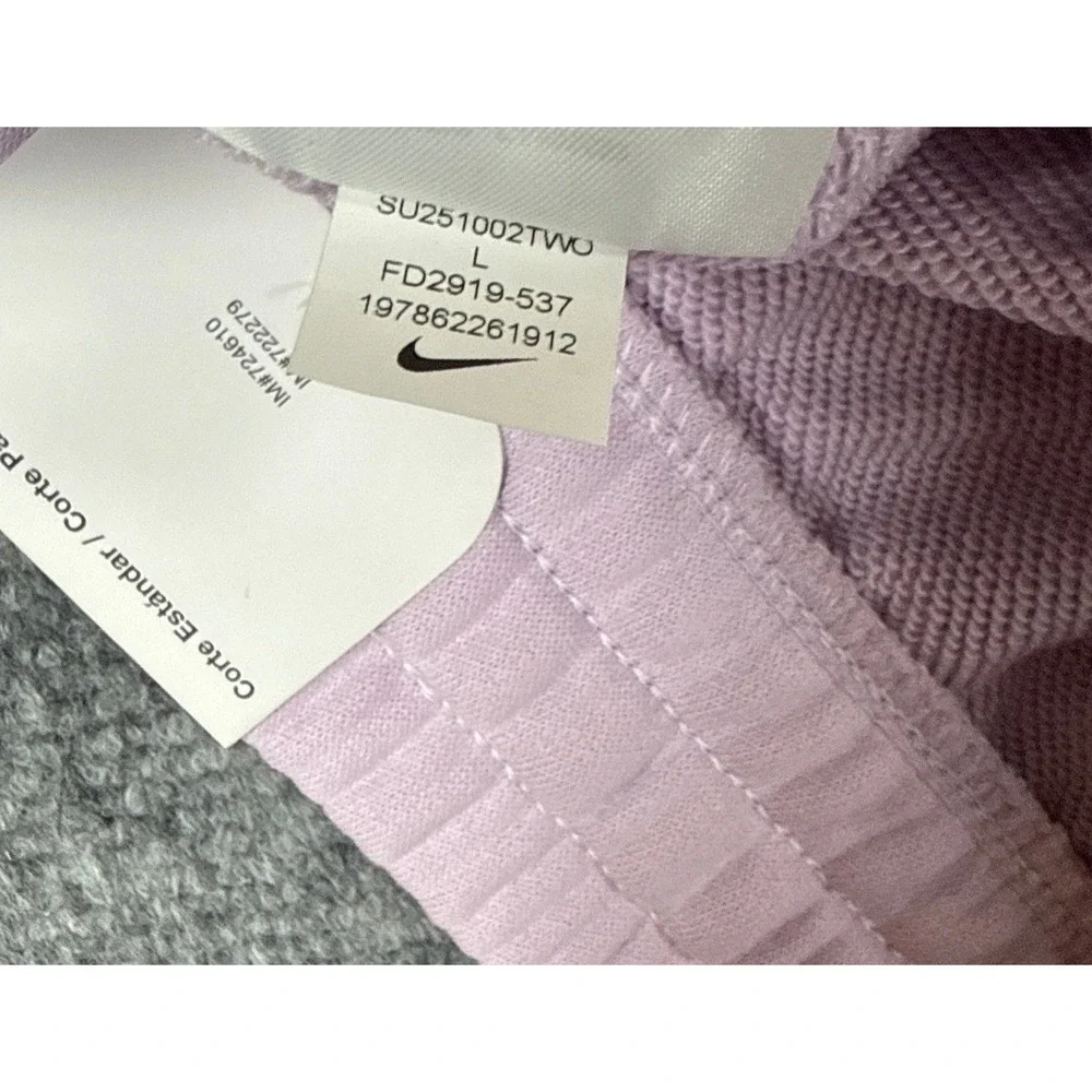 Nike Girls Large Lavender Purple Sportswear Shorts Embroidered Logo NWT